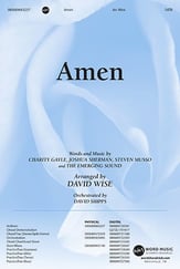 Amen SATB choral sheet music cover